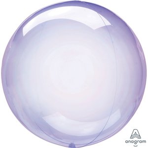 Crystal CLEARZ Purple 20"/50cm Balloons #A82851 - Each