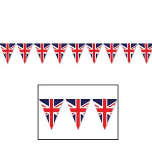 UNION JACK Pennant Banner 11" x 12' #59853