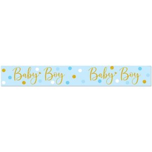 Banners Bunting: BANNER 2.7m Dots BABY Boy #OT625723