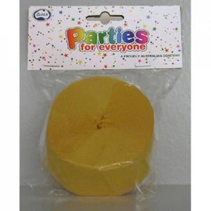 AP STREAMER Crepe 30m NATIONAL GOLDEN YELLOW #AP530059