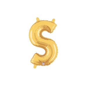14" Foil JUNIOR Letter S GOLD #FS2534919SG