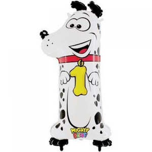 40"/100cm Number Foil ZOOLOON Number One Dog #AP210011 - Each (Pkgd.)