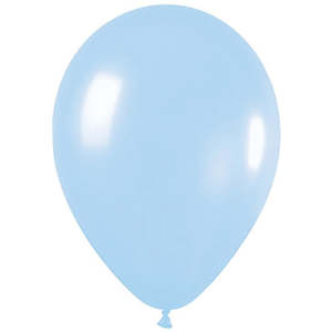 30cm/12" Latex Matte Pastel BLUE 18 pack #710640