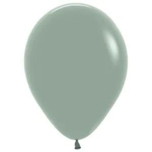 Pick A Bunch: 30cm/12" Latex Pastel Dusk LAUREL GREEN 18 pack #710127