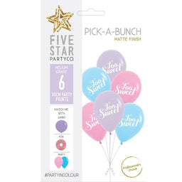 Pick A Bunch: 30cm Pick A Bunch Too SWEET  - pack of 6 #750094