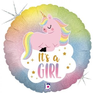 Unicorn Magical 1: 18" Foil Pastel Unicorn BABY #36982