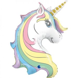 39" Foil Shape Macaron UNICORN Head #G72031