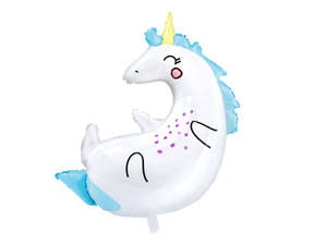 Foil Balloon Falling Unicorn 70 x 75cm #FS2625