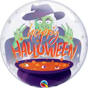 Printed Bubbles: 56cm Single Bubble Halloween Witch's Brew #14827 - Each