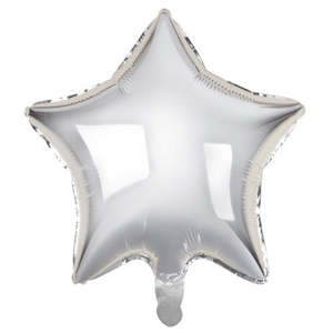 18" Foil STAR Silver - Pack of 5 #215300