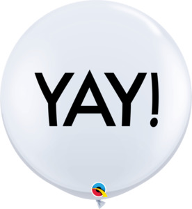 3' Latex Simply YAY!! White 2 pack #88202