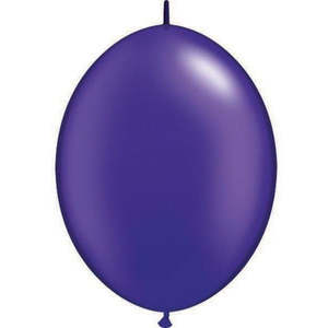 Quick Links Solid Colours: 15cm Quick Link Pearl Quartz Purple Qualatex Quick Link Balloons #90539 - Pack of 50