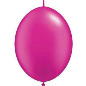 15cm Quick Link Pearl Magenta Qualatex Quick Link Balloons #90541 - Pack of 50