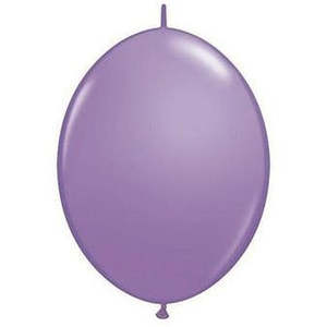Quick Links Solid Colours: 15cm Quick Link Spring Lilac Qualatex Quick Link Balloons #90200 - Pack of 50