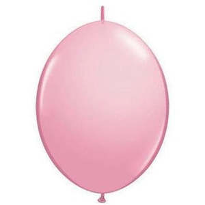 Quick Links Solid Colours: 15cm Quick Link Pink Qualatex Quick Link Balloons #90180 - Pack of 50