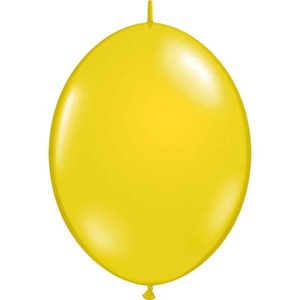 30cm Quick Link Jewel Citrine Yellow Qualatex Quick Link Balloons #65264 - Pack of 50