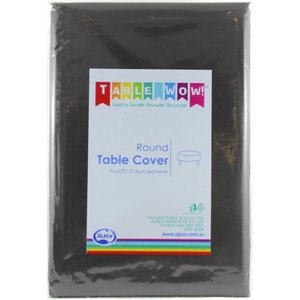 Fixtures Displays 1: Tablecover BLACK Round 213cm #AP388258