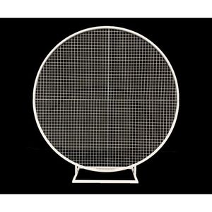 2m Balloon Frame WHITE with Mesh (with Improved Base) #B458