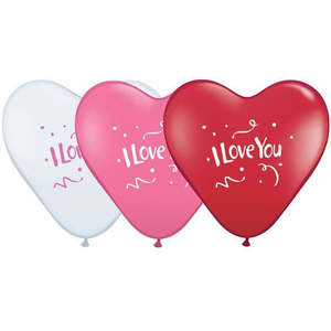 38cm Heart Love Assorted I Love You Confetti #27506 - Pack of 50