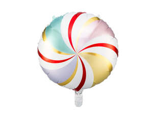 Sweets Candy: Foil Balloon Candy Swirl MIX 35cm #FS2620000