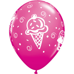 Sweets Candy: 28cm Round Tropical Assorted Ice Cream Treats #38065 - Pack of 50