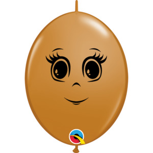30cm Quicklink Mocha Brown Feminine Face #55455 - Pack of 50