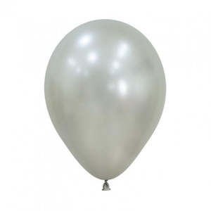 12cm Pearl Metallic: 12cm/5" Latex SILK Cream Pearl 50 bag #AP206264