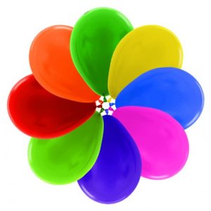 5" Latex Metallic ASSORTED 100bg #206299