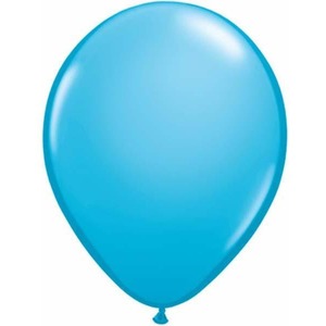 28cm Round Robin's Egg Blue Qualatex Plain Latex #82685 - Pack of 100