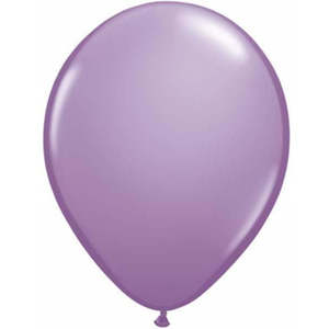 28cm Standard Latex: 28cm Round Spring Lilac Qualatex Plain Latex #43754 - Pack of 100
