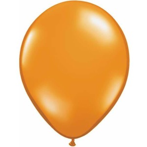 28cm Jewel Latex: 28cm Round Jewel Mandarin Orange Qualatex Plain Latex #43760 - Pack of 100