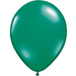 28cm Round Jewel Emerald Green Qualatex Plain Latex #43744 - Pack of 100