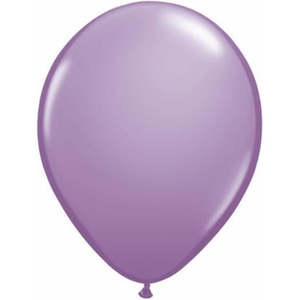 28cm Fashion Latex: 28cm Round Spring Lilac Qualatex Plain Latex #39782 - Pack of 25