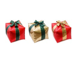 28cm Solid Colour Assortments: 34cm x 36cm Foil Balloon GIFT BOXES #FSFB313 - Each (Pkgd.) 3 pack