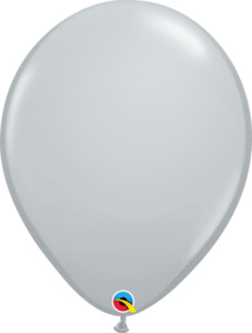 40cm Round Grey Qualatex Plain Latex #92289 - Pack of 50
