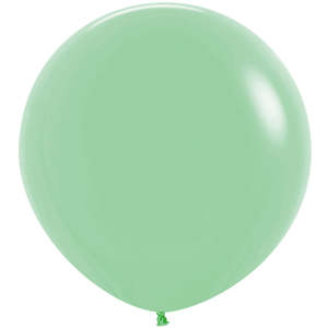 90cm Fashion Latex: 90cm Round Fashion MINT GREEN Plain Latex #7091026- Each
