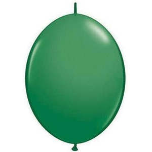 Quick Links Standard Latex: 15cm Quick Link Green Qualatex Quick Link Balloons #90198 - Pack of 50