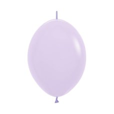 12" 30cm Latex LINKING Balloons Matte PASTEL LILAC #223133 - Pack of 50
