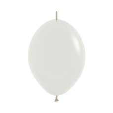 12" 30cm Latex LINKING Balloons Pastel DUSK CREAM #223123 - Pack of 50