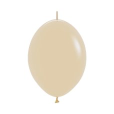 12" 30cm Latex LINKING Balloons Fashion WHITE SAND #223120 - Pack of 50