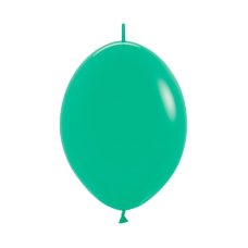 12" 30cm Latex LINKING Balloons Fashion GREEN #223111 - Pack of 50