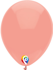 Funsational Plain Latex: 30cm Round Coral Funsational Plain Pkg #71487 - Pack of 50