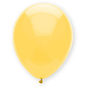 Funsational Plain Latex: 30cm Round Marigold Funsational Plain Pkg #71380- Pack of 50