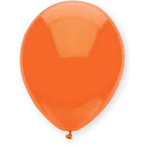 Funsational Plain Latex: 30cm Round Orange Funsational Plain Pkg #70906 - Pack of 50
