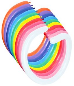 260q Assorted Latex: 260T Fashion ASSORTED Sempertex Plain Modelling Latex #20002784 - Pack of 100