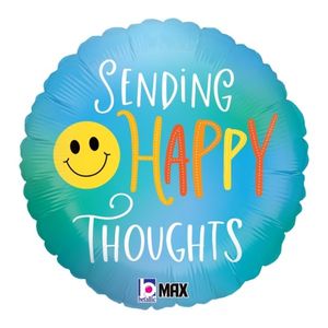 18" Foil Happy Thoughts SMILEY #26134