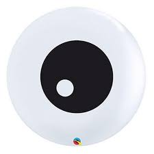 11" Latex Friendly EYE BALL Top Print 50 bag #43322