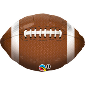90cm Round Foil Football #21583 - Each (SW Pkgd.)