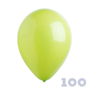 Foil Shapes Rose Gold: Party Basics 12" 30cm Fashion Lime Green 100 bag PB280100