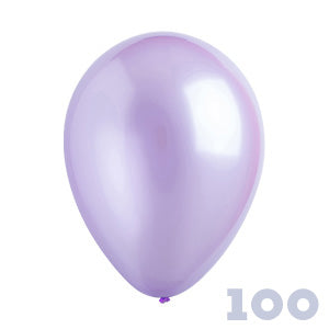 Party Basics 12" 30cm Pearl Lavender 100 bag PB560100